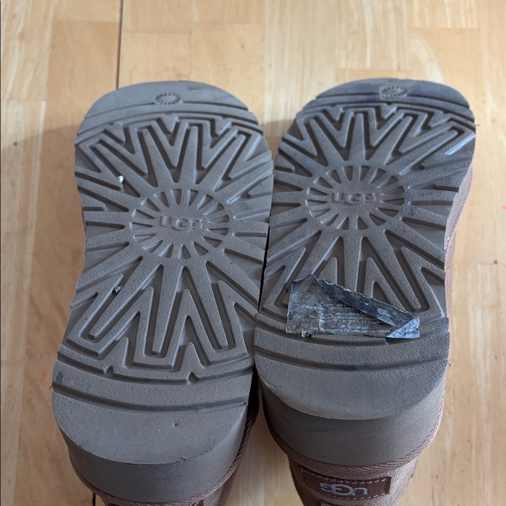 UGG Women's Tan Ankle Booties - Picture 6 of 6